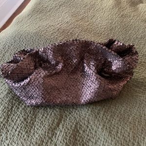 Anthropologie Metallic Clutch